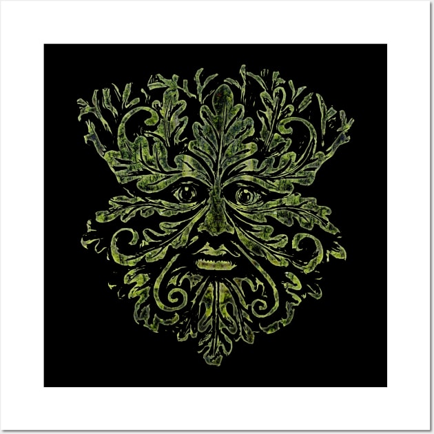 The Green Man Wall Art by Nartissima